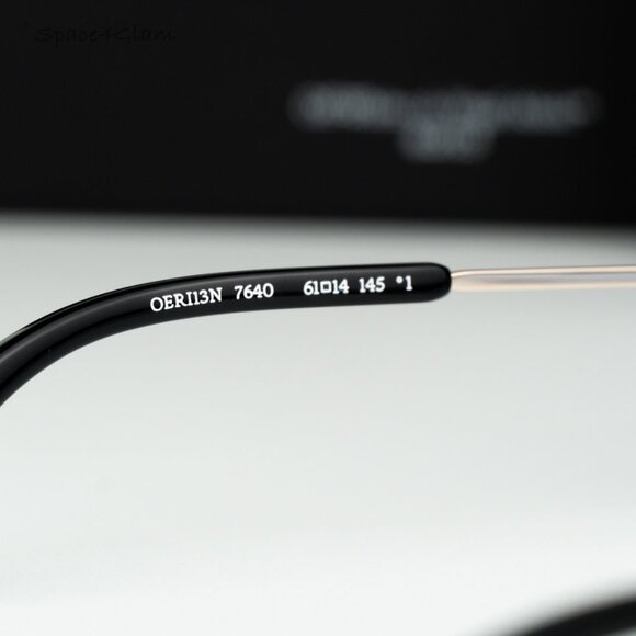 Off-White Women Sunglasses Gold Blue Rectangular OERI13N TAMPA 7640 NEW main image 4